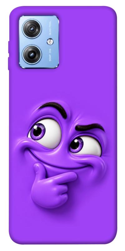 Чехол itsPrint Фіолетовий-хитрун для Motorola Moto G84, детские, купить оптом с доставкой