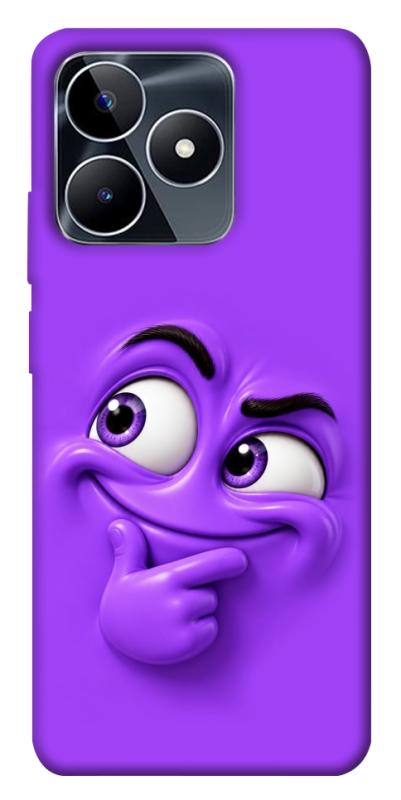 Чехол itsPrint Фіолетовий-хитрун для Realme C53, детские, купить оптом с доставкой