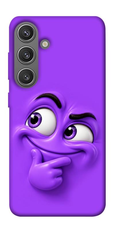 Чехол itsPrint Фіолетовий-хитрун для Samsung Galaxy S24+, детские, купить оптом с доставкой