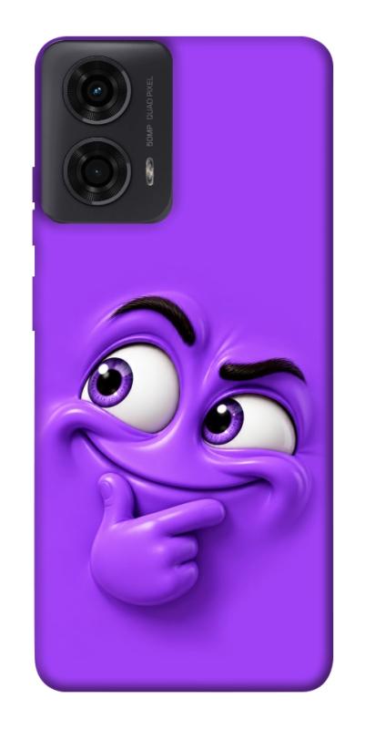 Чехол itsPrint Фіолетовий-хитрун для Motorola Moto G24, детские, купить оптом с доставкой