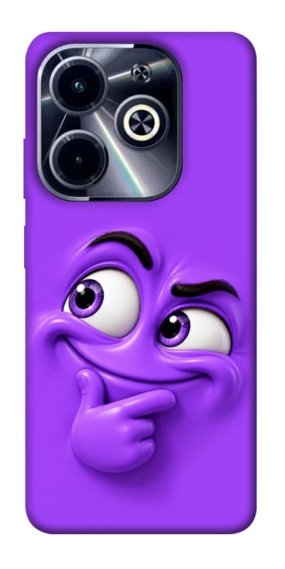 Чехол itsPrint Фіолетовий-хитрун для Infinix Hot 40i, детские, купить оптом с доставкой