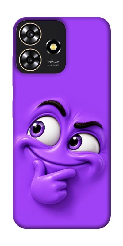 Чехол itsPrint Фіолетовий-хитрун для ZTE Blade A73 4G, детские, купить оптом с доставкой