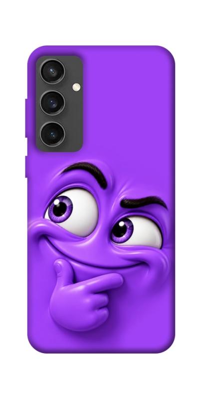 Чехол itsPrint Фіолетовий-хитрун для Samsung Galaxy S24 FE, детские, купить оптом с доставкой
