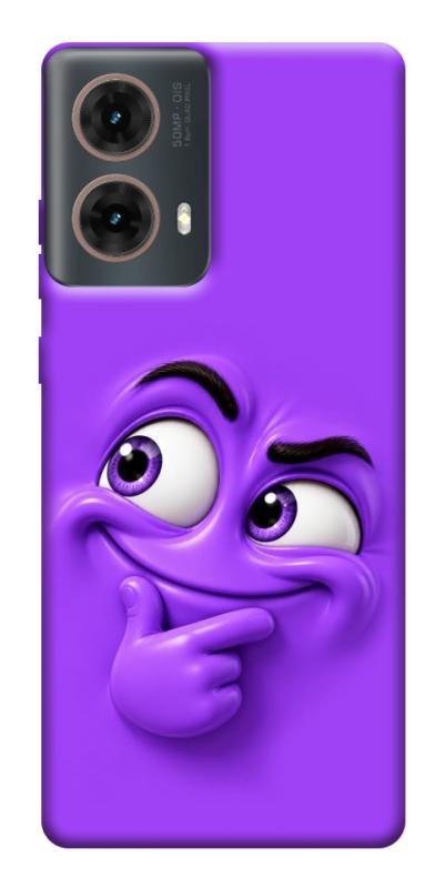 Чехол itsPrint Фіолетовий-хитрун для Motorola Moto G85, детские, купить оптом с доставкой