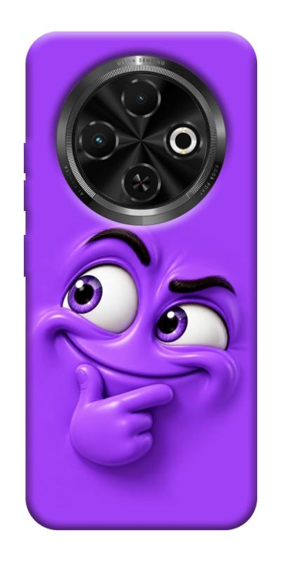 Чехол itsPrint Фіолетовий-хитрун для TECNO Spark 30C, детские, купить оптом с доставкой