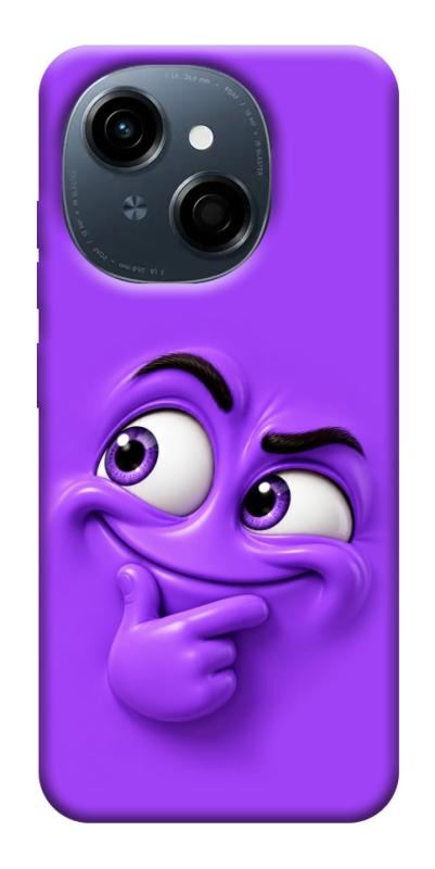Чехол itsPrint Фіолетовий-хитрун для TECNO Spark Go 1, детские, купить оптом с доставкой