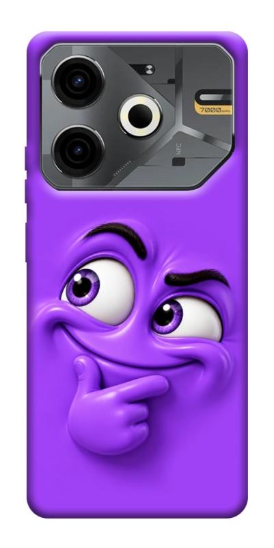 Чехол itsPrint Фіолетовий-хитрун для TECNO Pova 6 Neo (LI6), детские, купить оптом с доставкой