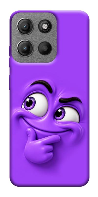 Чехол itsPrint Фіолетовий-хитрун для Motorola Moto G15 4G, детские, купить оптом с доставкой