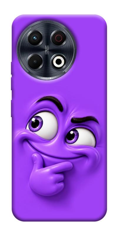 Чехол itsPrint Фіолетовий-хитрун для TECNO Spark 30 Pro (KL7), детские, купить оптом с доставкой