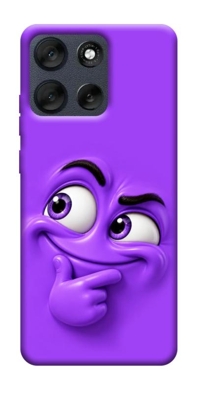 Чехол itsPrint Фіолетовий-хитрун для Motorola Moto G56 5G, детские, купить оптом с доставкой
