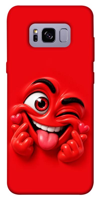 Чехол itsPrint Червоний-сердцеїд для Samsung G955 Galaxy S8 Plus, детские, купить оптом с доставкой