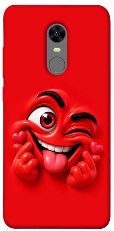 Чехол itsPrint Червоний-сердцеїд для Xiaomi Redmi 5 Plus / Redmi Note 5 (Single Camera), детские, купить оптом с доставкой
