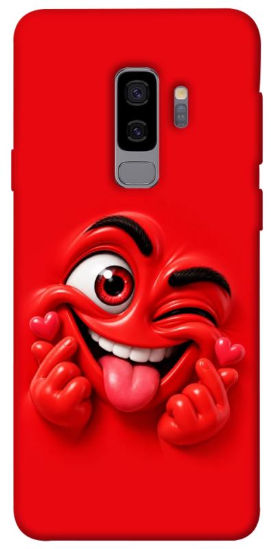 Чехол itsPrint Червоний-сердцеїд для Samsung Galaxy S9+, детские, купить оптом с доставкой