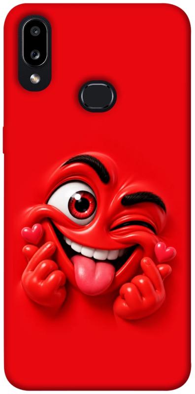 Чехол itsPrint Червоний-сердцеїд для Samsung Galaxy A10s, детские, купить оптом с доставкой