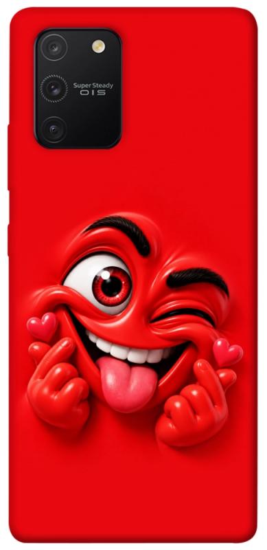 Чехол itsPrint Червоний-сердцеїд для Samsung Galaxy S10 Lite, детские, купить оптом с доставкой