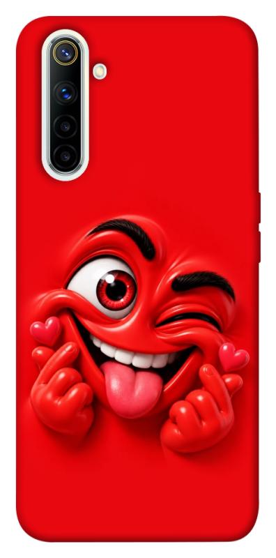 Чехол itsPrint Червоний-сердцеїд для Realme 6, детские, купить оптом с доставкой