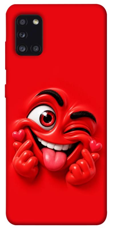 Чехол itsPrint Червоний-сердцеїд для Samsung Galaxy A31, детские, купить оптом с доставкой