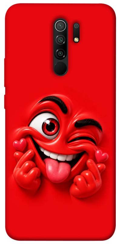 Чехол itsPrint Червоний-сердцеїд для Xiaomi Redmi 9, детские, купить оптом с доставкой
