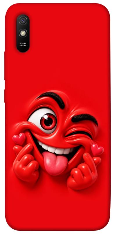 Чехол itsPrint Червоний-сердцеїд для Xiaomi Redmi 9A, детские, купить оптом с доставкой