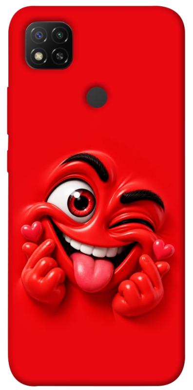 Чехол itsPrint Червоний-сердцеїд для Xiaomi Redmi 9C, детские, купить оптом с доставкой