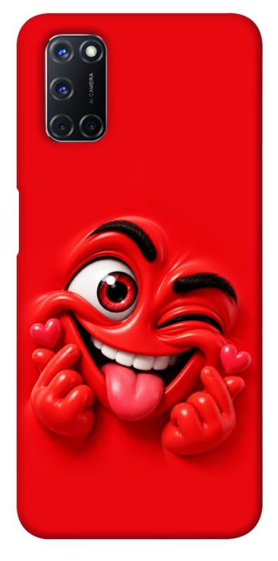 Чехол itsPrint Червоний-сердцеїд для Oppo A52 / A72 / A92, детские, купить оптом с доставкой