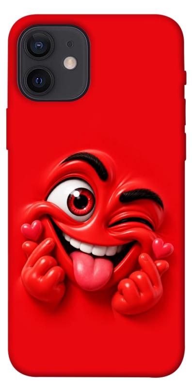 Чехол itsPrint Червоний-сердцеїд для Apple iPhone 12 Pro (6.1"), детские, купить оптом с доставкой