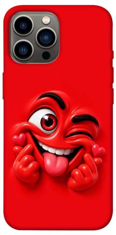Чехол itsPrint Червоний-сердцеїд для Apple iPhone 12 Pro Max (6.7"), детские, купить оптом с доставкой