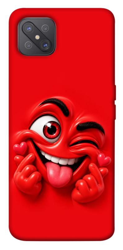 Чехол itsPrint Червоний-сердцеїд для Oppo A92s, детские, купить оптом с доставкой