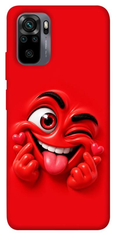 Чехол itsPrint Червоний-сердцеїд для Xiaomi Redmi Note 10 / Note 10s, детские, купить оптом с доставкой