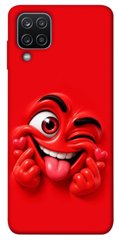 Чехол itsPrint Червоний-сердцеїд для Samsung Galaxy A12, детские, купить оптом с доставкой