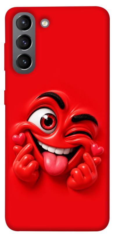 Чехол itsPrint Червоний-сердцеїд для Samsung Galaxy S21, детские, купить оптом с доставкой