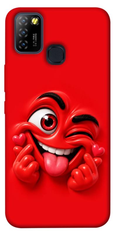 Чехол itsPrint Червоний-сердцеїд для Infinix Hot 10 Lite, детские, купить оптом с доставкой