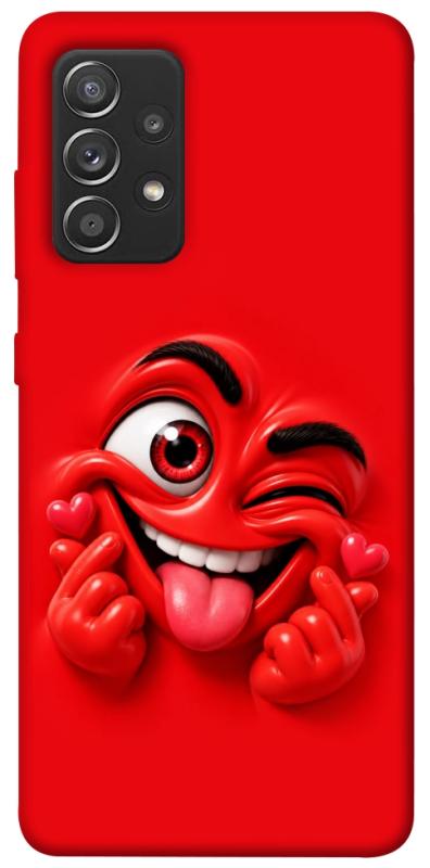 Чехол itsPrint Червоний-сердцеїд для Samsung Galaxy A52 4G / A52 5G, детские, купить оптом с доставкой