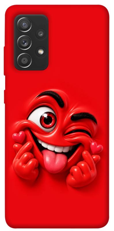 Чехол itsPrint Червоний-сердцеїд для Samsung Galaxy A72 4G / A72 5G, детские, купить оптом с доставкой