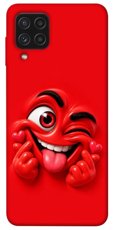 Чехол itsPrint Червоний-сердцеїд для Samsung Galaxy A22 4G, детские, купить оптом с доставкой