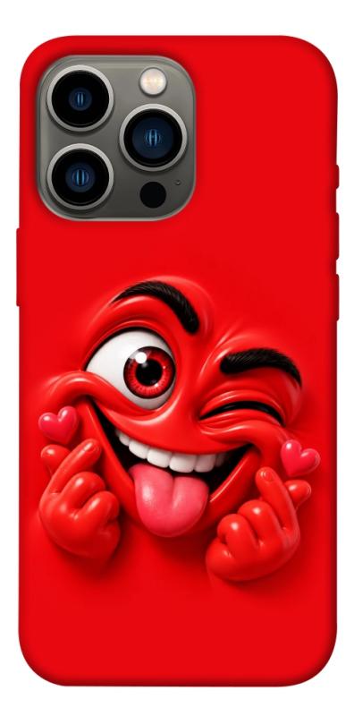 Чехол itsPrint Червоний-сердцеїд для Apple iPhone 13 Pro (6.1"), детские, купить оптом с доставкой