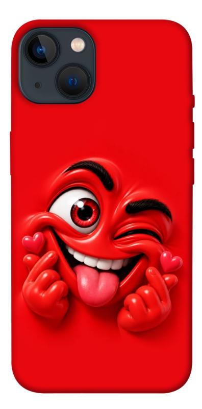 Чехол itsPrint Червоний-сердцеїд для Apple iPhone 13 (6.1"), детские, купить оптом с доставкой