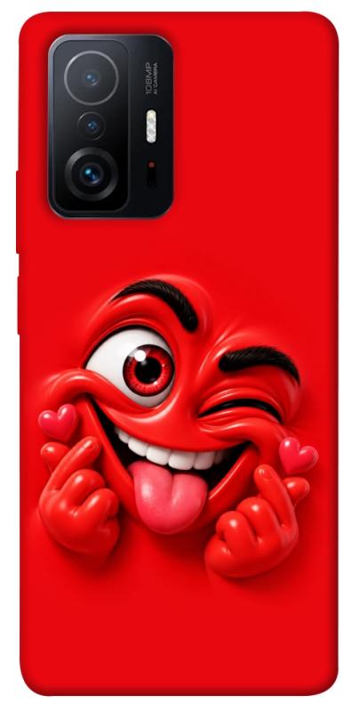 Чехол itsPrint Червоний-сердцеїд для Xiaomi 11T / 11T Pro, детские, купить оптом с доставкой