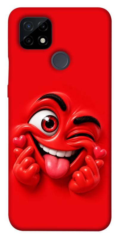 Чехол itsPrint Червоний-сердцеїд для Realme C21, детские, купить оптом с доставкой