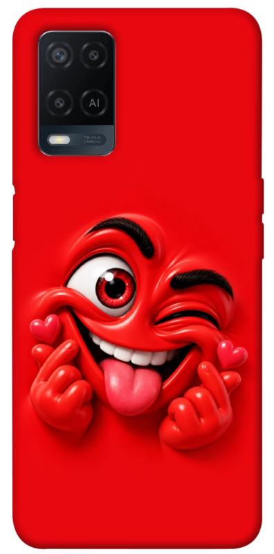 Чехол itsPrint Червоний-сердцеїд для Oppo A16s / A16, детские, купить оптом с доставкой