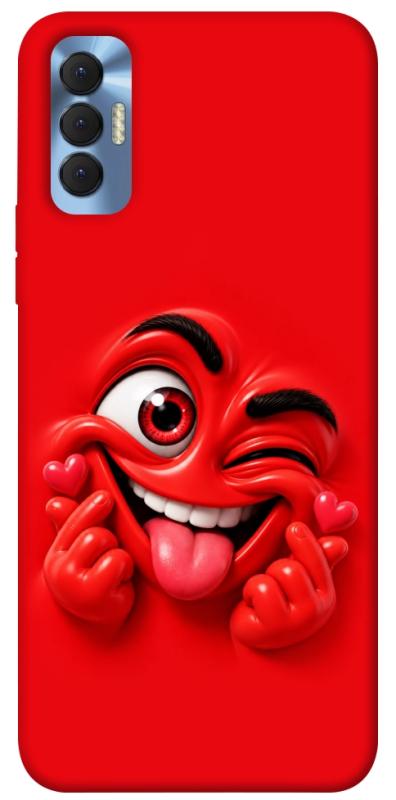 Чехол itsPrint Червоний-сердцеїд для TECNO Spark 8P, детские, купить оптом с доставкой