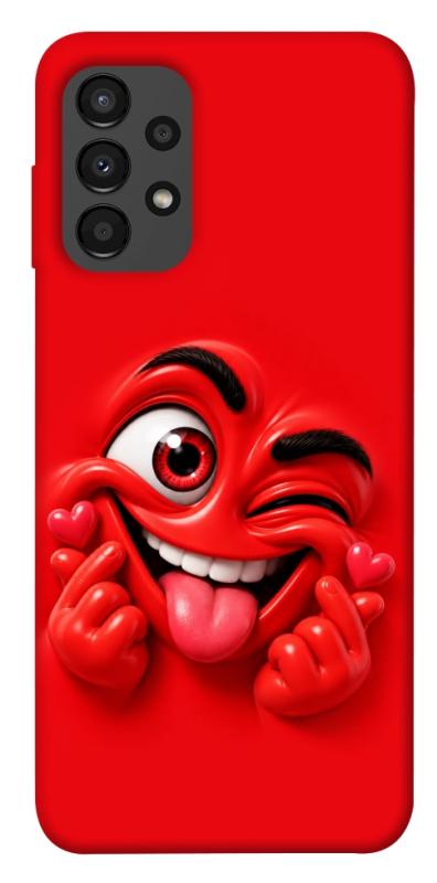Чехол itsPrint Червоний-сердцеїд для Samsung Galaxy A13 4G, детские, купить оптом с доставкой