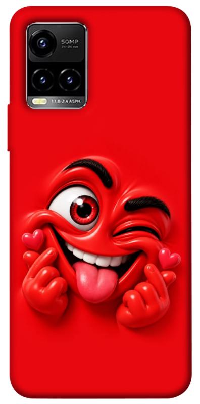 Чехол itsPrint Червоний-сердцеїд для Vivo Y21 / Y33s, детские, купить оптом с доставкой