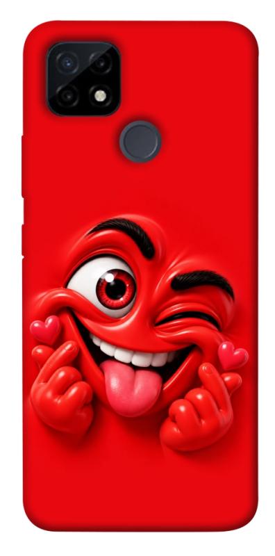 Чехол itsPrint Червоний-сердцеїд для Realme C12, детские, купить оптом с доставкой
