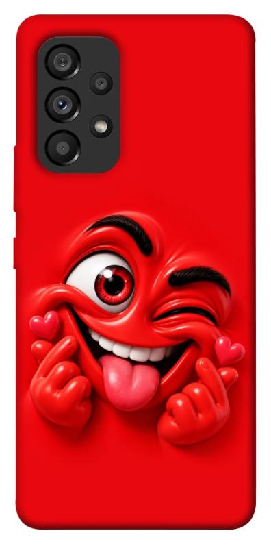 Чехол itsPrint Червоний-сердцеїд для Samsung Galaxy A53 5G, детские, купить оптом с доставкой
