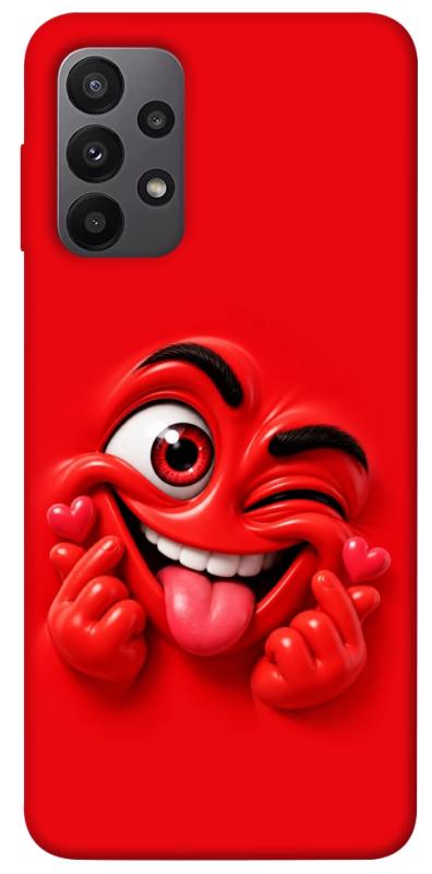 Чехол itsPrint Червоний-сердцеїд для Samsung Galaxy A23 4G, детские, купить оптом с доставкой
