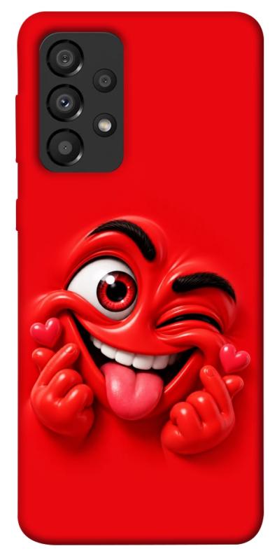 Чехол itsPrint Червоний-сердцеїд для Samsung Galaxy A33 5G, детские, купить оптом с доставкой