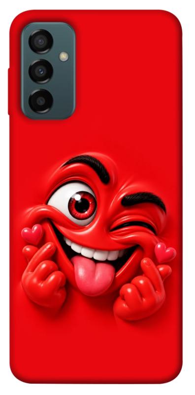 Чехол itsPrint Червоний-сердцеїд для Samsung Galaxy M23 5G, детские, купить оптом с доставкой
