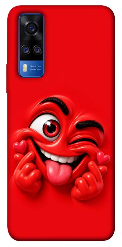Чохол itsPrint Червоний-сердцеїд для Vivo Y51a, дитячі, купити оптом з доставкою