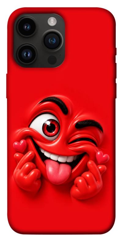 Чехол itsPrint Червоний-сердцеїд для Apple iPhone 14 Pro Max (6.7"), детские, купить оптом с доставкой
